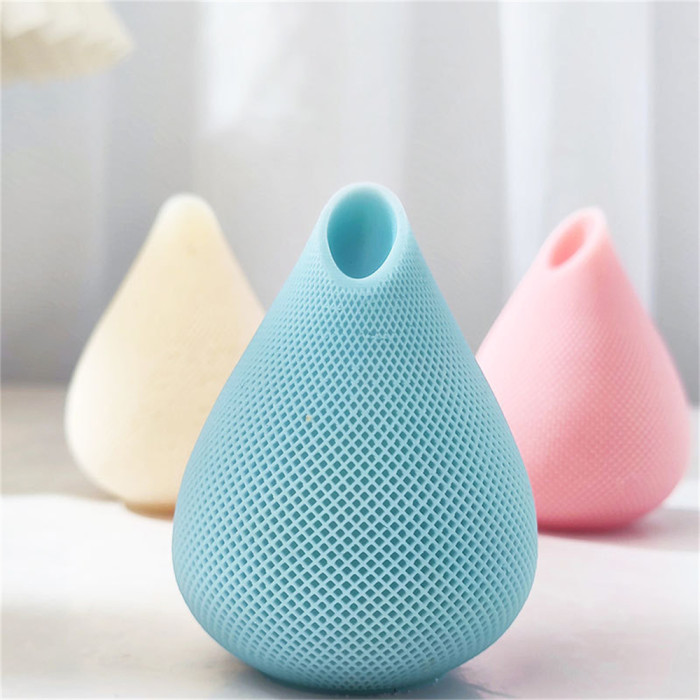 Water Drop Design Candle Silicone Mold Round Striped Swirl Spiral Wax Soy Soap Mold Plaster Epoxy Resin Clay Mold Fondant Chocolate Cake Candy Baking Mould