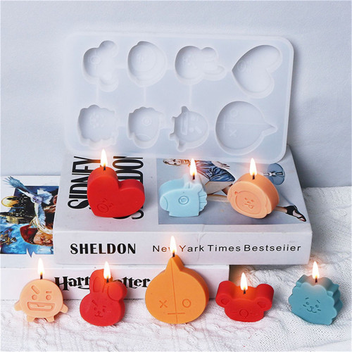 Animal Tiantuan Creative Aromatherapy Candle Silicone Mold Aromatic Stone Hand Soap Mold