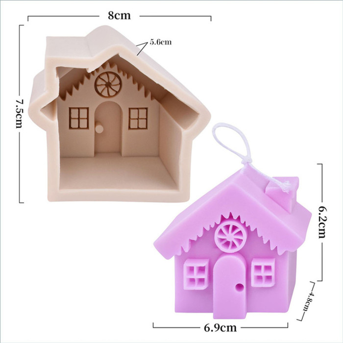 Christmas Series Aromatic Candle Mold diy Christmas Gift Silicone Candle Mold