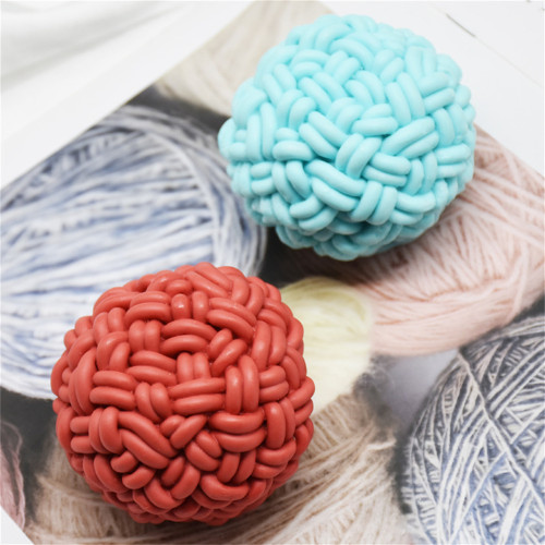 Woven ball silicone mold, interesting candle making ball mold, crystal art craft, cake decoration mold