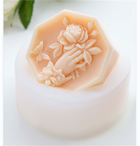 Bridal Bouquet Rose Soap Mold DIY Flower Silicone Molds for Wedding Soap Candle Scented Wax Mould Chocolate Cake Molds Baking Tool