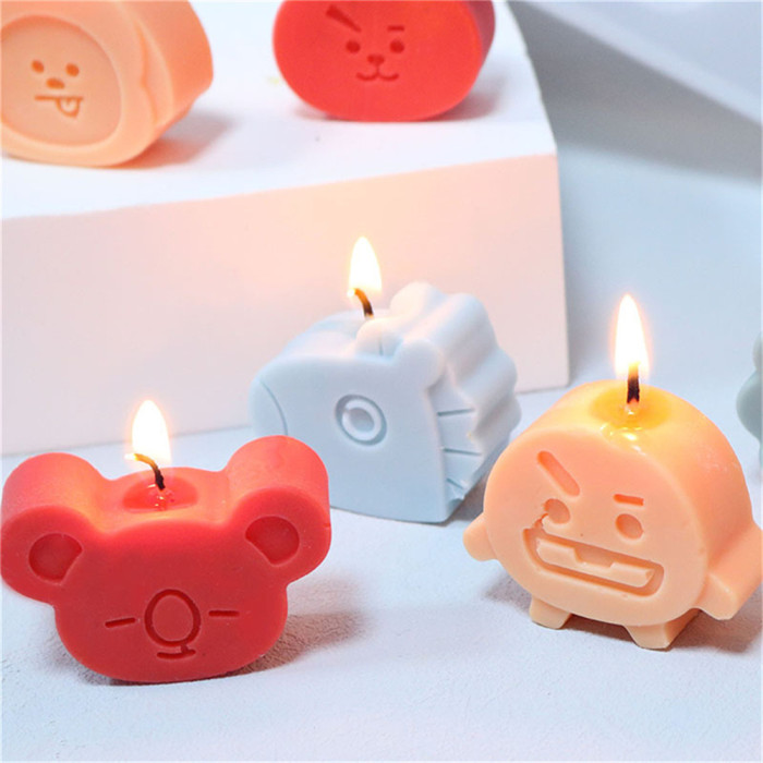 Animal Tiantuan Creative Aromatherapy Candle Silicone Mold Aromatic Stone Hand Soap Mold