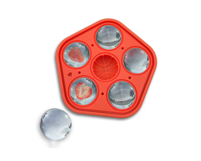 Ice Ball Maker Sphere Mold - Round Ice Cube Mold - Whiskey Ice Sphere Maker, Lightweight, Flexible & Reusable Silicone Ice Tray(Color Random)