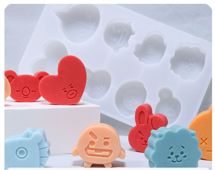 Animal Tiantuan Creative Aromatherapy Candle Silicone Mold Aromatic Stone Hand Soap Mold