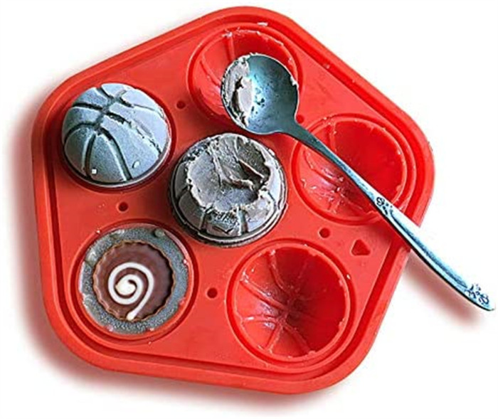 Ice Ball Maker Sphere Mold - Round Ice Cube Mold - Whiskey Ice Sphere Maker, Lightweight, Flexible & Reusable Silicone Ice Tray(Color Random)