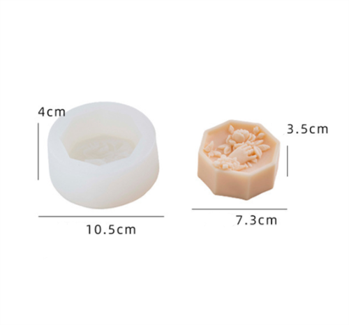Bridal Bouquet Rose Soap Mold DIY Flower Silicone Molds for Wedding Soap Candle Scented Wax Mould Chocolate Cake Molds Baking Tool