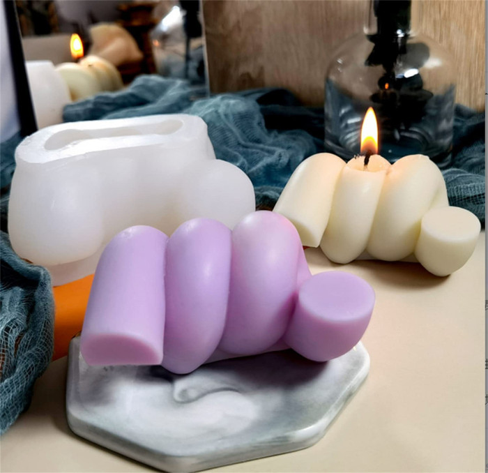 Knot Shape Candle Mold ,Cross Resin Mold Geometric Silicone Mold for Candle Soap Making Christmas Chocolate Molds Baking Mousse Cake Pastry Fondant Home Deco
