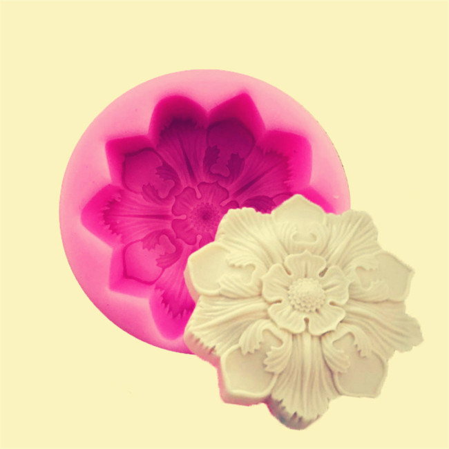 Patterned sugar cake mould Liquid silica gel DIY baking mould Soap
