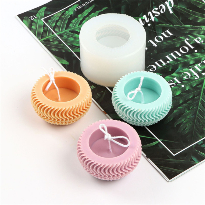 Water ripple bowl incense candle mould diy wave bowl flowerpot candle silicone mould