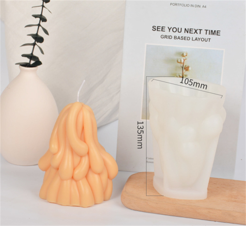 3D undersea gypsum mold DIY decoration ocean tentacle incense candle silicone mold