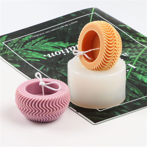 Water ripple bowl incense candle mould diy wave bowl flowerpot candle silicone mould