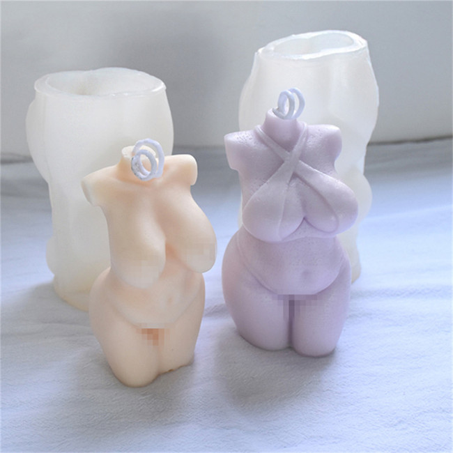 Women's body silicone mold swimwear women's fragrance candle mold gypsum home decoration mold