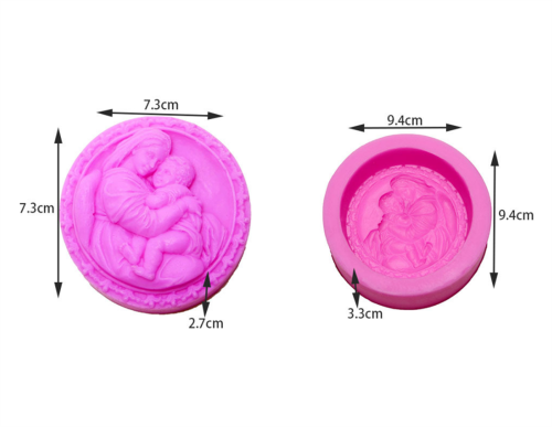 Virgin Baby Silicone Mold Handmade Soap Soap Mold DIY Candle Mold