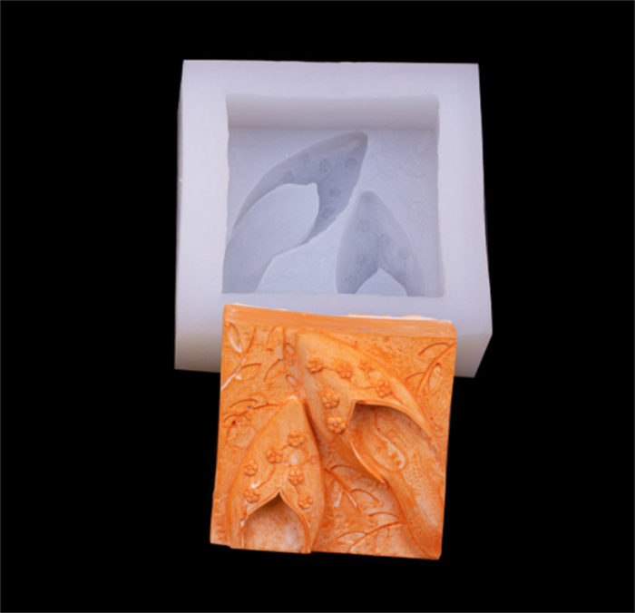 Square clothes Chinese embroidered shoes Liquid sugar turning mould Hand soap mould