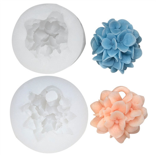 3D embroidered ball, aromatic gypsum pendant, flower, silica gel mold, diy diffuser, vehicle mounted pendant, candle mold