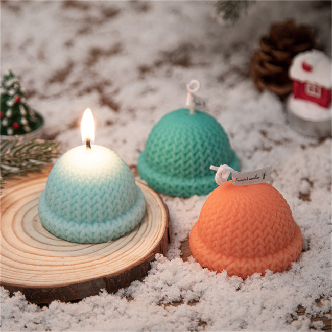 Wool hat, aromatherapy candle, silicone mold, simple and lovely girl heart, children's hat mold
