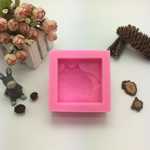 Square clothes Chinese style liquid sugar turning mould Hand made soap mould