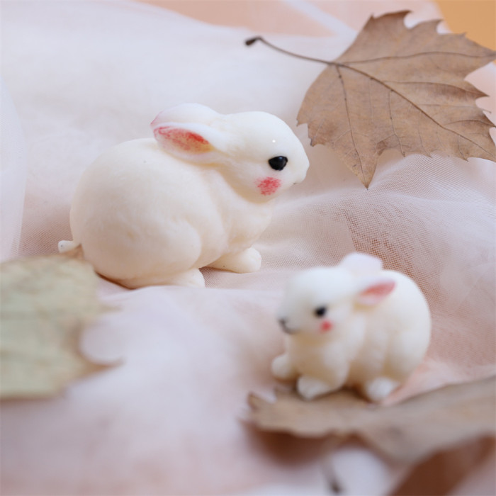 Hairy Rabbit Mold Rabbit Silicone Mold for Candle Rabbit Resin Mold Rabbit Soap Mold Silicone Mold for Resin Rabbit Decorate Mold Rabbit Candle Mold