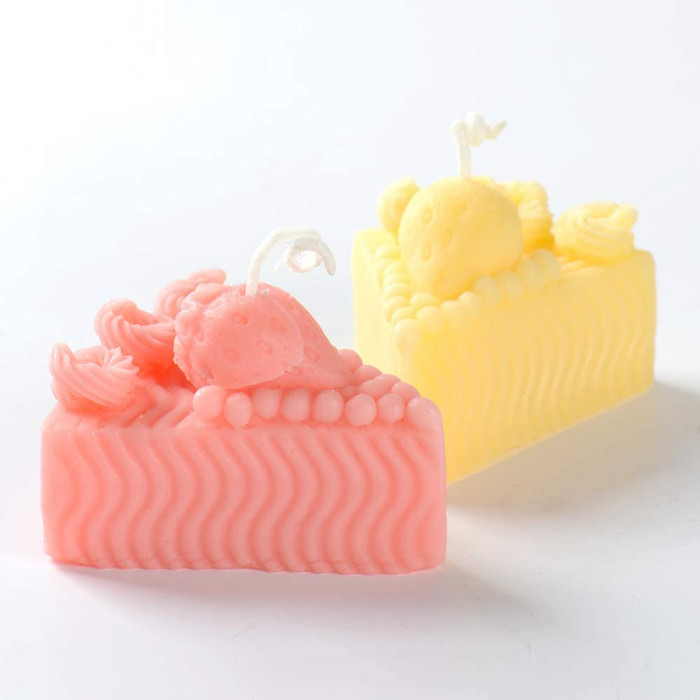 Sandwich strawberry sugar cake decoration DIY hand soap baking tool candle silicone mold