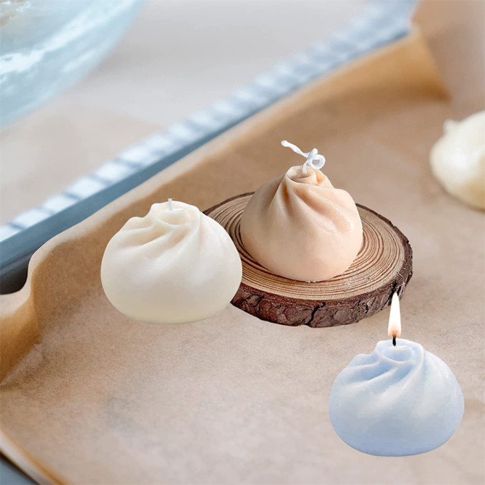 Steamed bun mold silicone sugar turning mold ice cream cake mold DIY chocolate baking mold candle soap mold