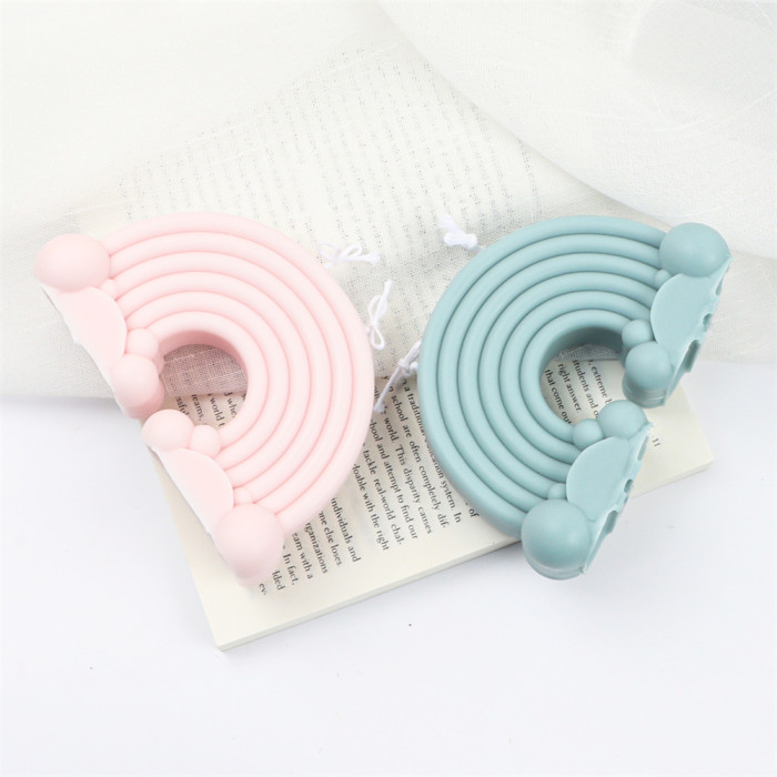 Rainbow fragrance candle mould diy Rainbow candle silicone mould