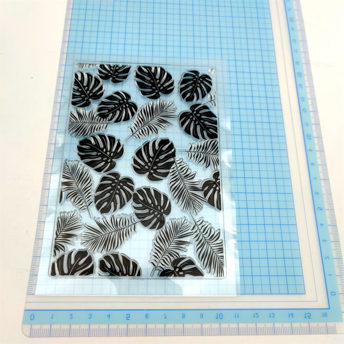 Large Background Stamp Clear Leaves Stamp For Card Making Scrapbooking Decorative Journal Sketchbook DIY Tool 3 Styles