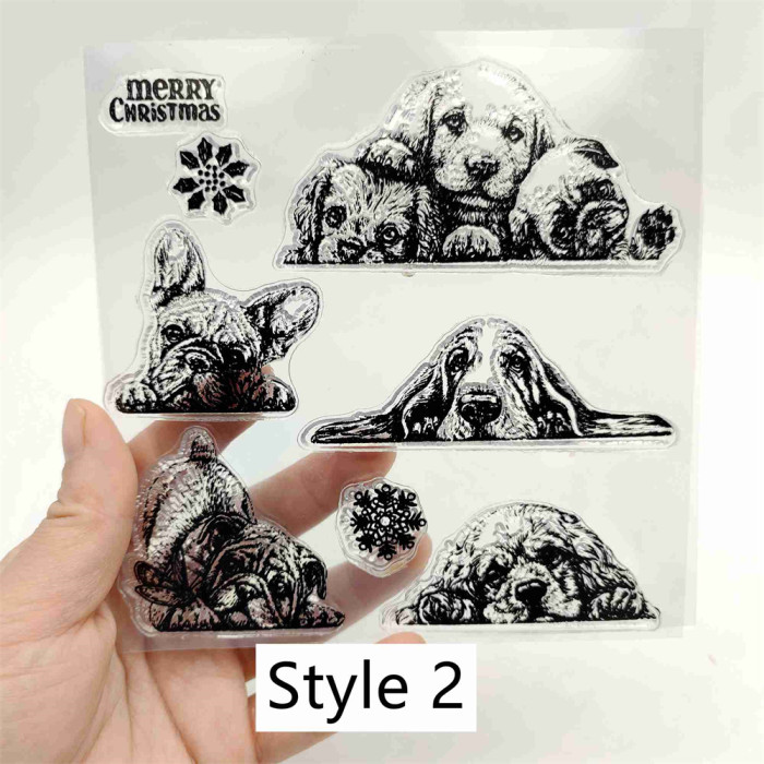 Labrador, Corgi, Terrier Stamp Set For Card Making Decorative Scrapbook Sketchbook Journal DIY Tool 4 Styles