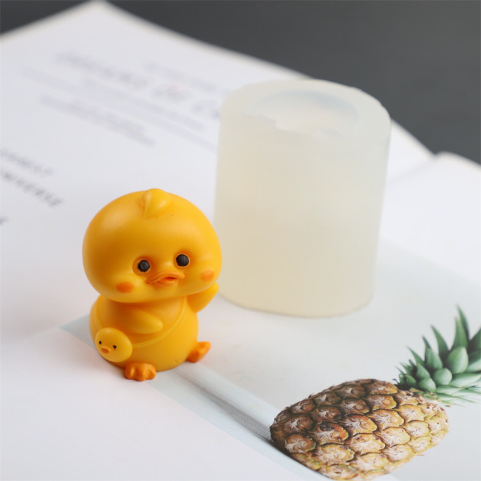 3D Duck Candle Silicone Molds Animal Resin Casting Mould for DIY Candle Making Polymer Clay Craft Plaster Home Decoration