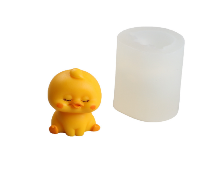 3D Duck Candle Silicone Molds Animal Resin Casting Mould for DIY Candle Making Polymer Clay Craft Plaster Home Decoration