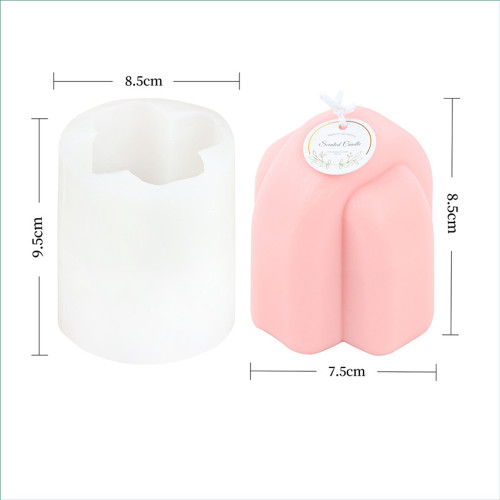 Cross arch candle mold Silicone cross U-shaped arch candle mold Hand soap resin gypsum sugar mold