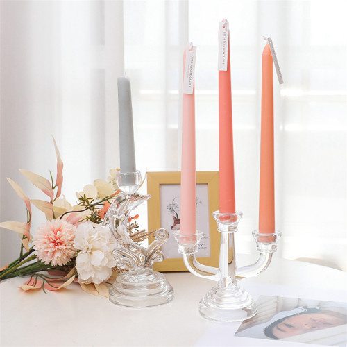 Glass Candlelabra Candlestick Holder Dolphins Candle Holder for Taper Candles  Decorative Centerpieces Holder Dinner Table Home Decor Weddings Birthday Christmas Gifts 2 Styles