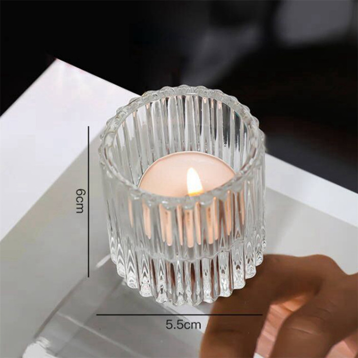 Multipurpose Candle Holders Glass Candle Stand Votive Candle Holders For Taper Candles or Tealight Tabletop Aromatherapy Spa Reiki Graduation Birthday Gifts