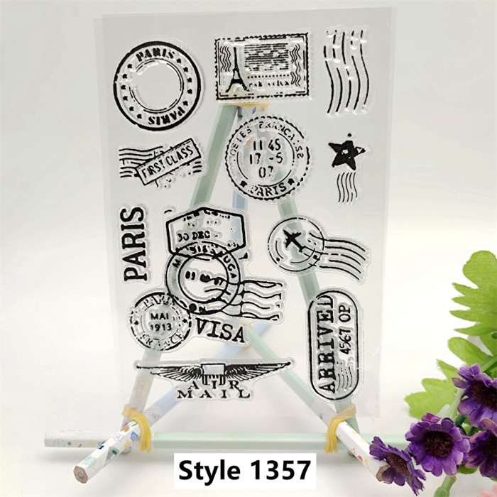 Vintage Postmark Seal Stamps Sete 3 Styles For Card Making Scrapbooking Decorative Envelope Journal DIY Tool