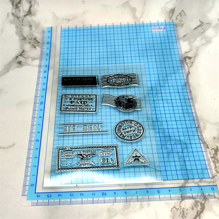 Vintage Postmark Seal Stamps Sete 3 Styles For Card Making Scrapbooking Decorative Envelope Journal DIY Tool