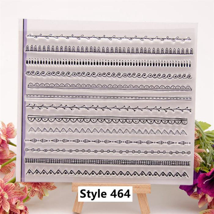 Lace Frame Border Stamps 4 Styles For Handmade Tags Labels Tool Decorative Journal Diary Scrapbook Sketchbook DIY