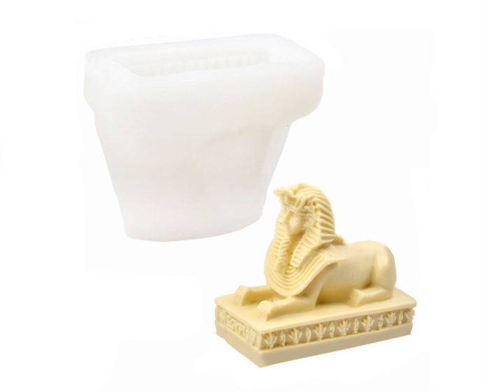 Egyptian Sphinx Resin Mold DIY 3D Great Sphinx Face Epoxy Resin Casting Silicone Mold Resin Wax Craft Tools Silicone Mold
