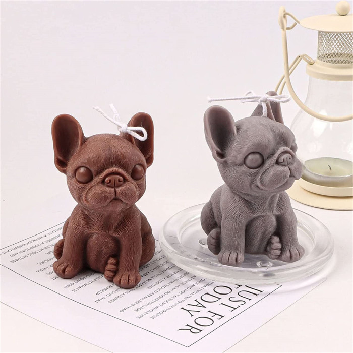 dog silicone mold, Silicone Ice Cube Tray Mold for Scotch, coffee, Drink, and Juice, Candy Gummy Fondant Chocolate Soap Candle Mold