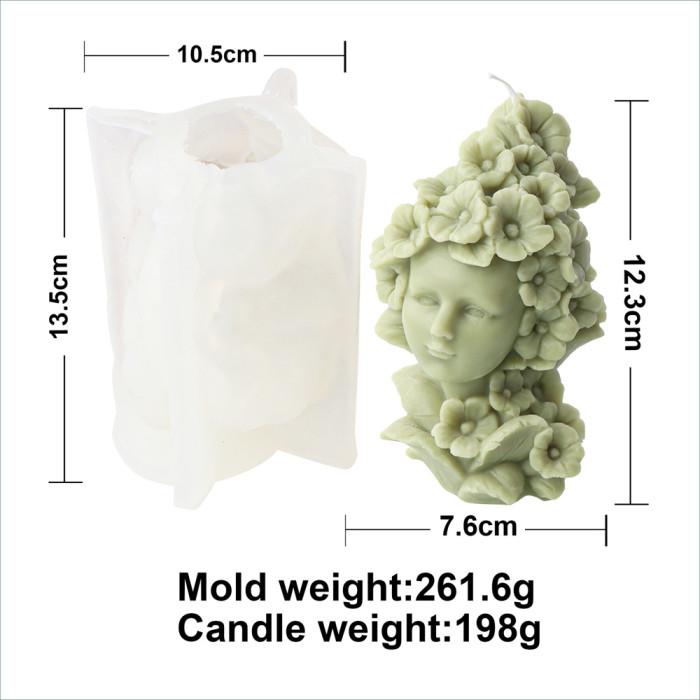 3D Body Candle Molds Silicone for Candle Making, Beautiful  Girl for Resin Casting, Candle Making Molds Scented Candle Molds