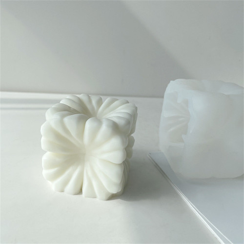 Geometric Square Candle Mold DIY Creative Geometric Shape Aromatherapy Candle Silicone Mold