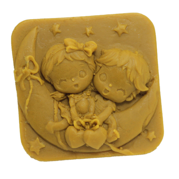 Children's Cake Mold on the Moon Chocolate Handmade Soap DIY Baking Liquid Sugar Flipping Silicone Mold