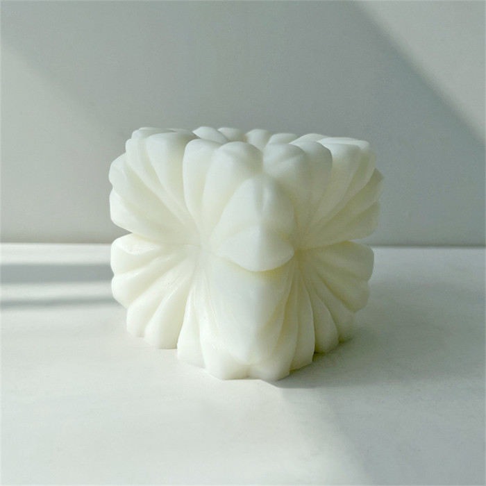 Geometric Square Candle Mold DIY Creative Geometric Shape Aromatherapy Candle Silicone Mold