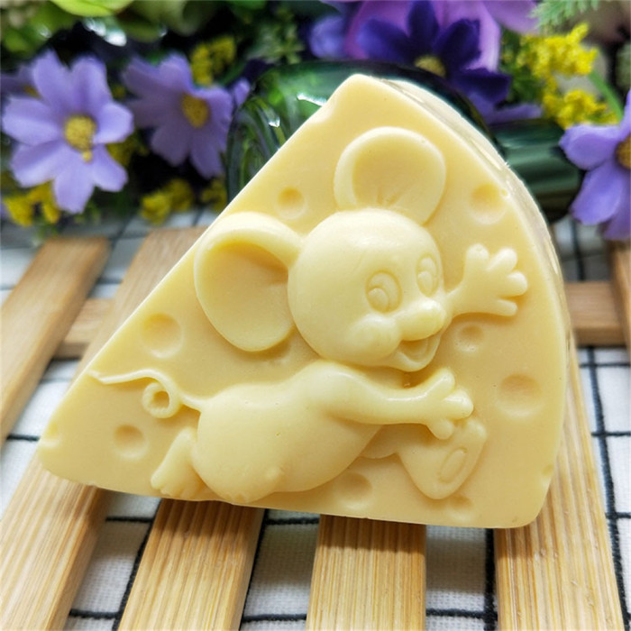 DIY Cheese Cheese Mouse Cake Mold Mousse Chocolate Handmade Soap Soap Set Mouse Baking Tool