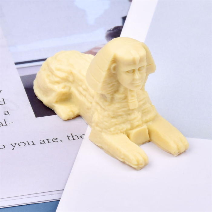 Egyptian Cleopatra Candle Mold DIY Egyptian Face Statue Aromatherapy Gypsum Ornament Dropping Glue Desktop Decoration Mold
