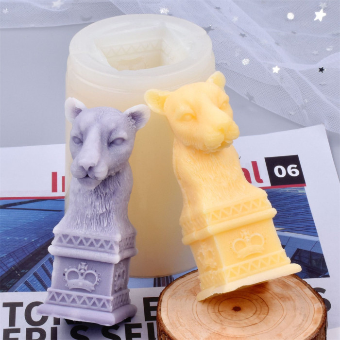 Egyptian Cleopatra Candle Mold DIY Egyptian Face Statue Aromatherapy Gypsum Ornament Dropping Glue Desktop Decoration Mold