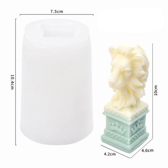 Egyptian Cleopatra Candle Mold DIY Egyptian Face Statue Aromatherapy Gypsum Ornament Dropping Glue Desktop Decoration Mold