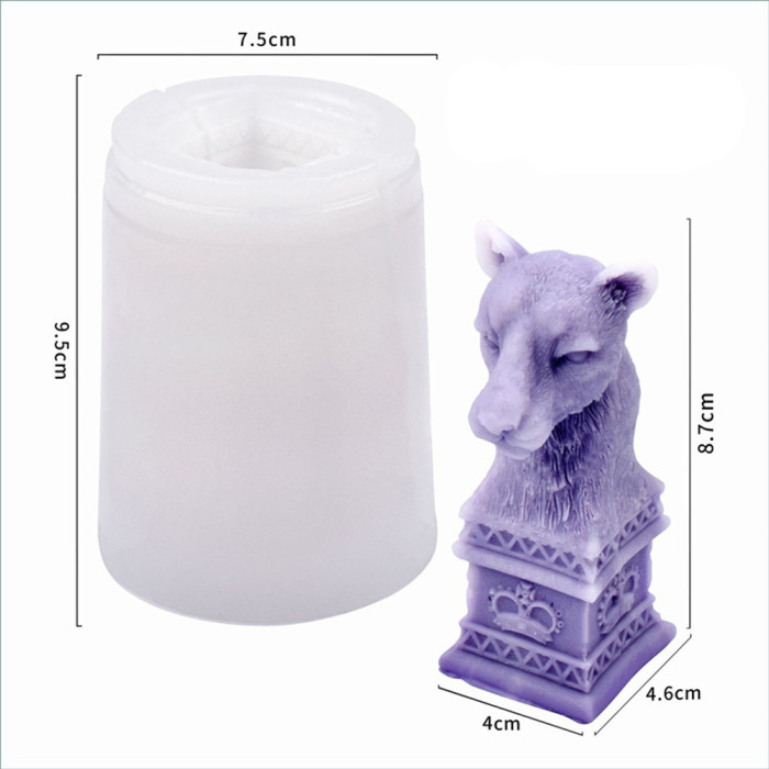 Egyptian Cleopatra Candle Mold DIY Egyptian Face Statue Aromatherapy Gypsum Ornament Dropping Glue Desktop Decoration Mold