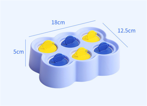 Copy 4-Cavity Four hole flower square silicone mold DIY handmade soap silicone mold