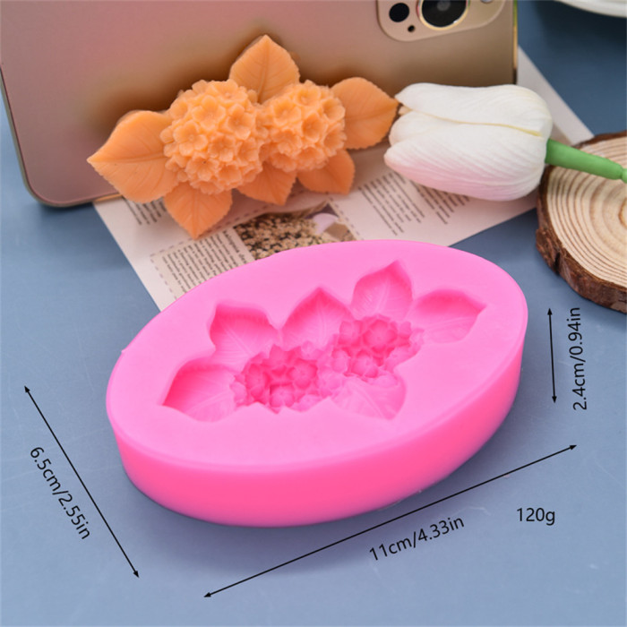 Flower lace bouquet, bear sending flowers, bear fragrance mold, silicone chocolate mold
