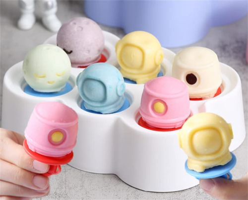 Copy 4-Cavity Four hole flower square silicone mold DIY handmade soap silicone mold