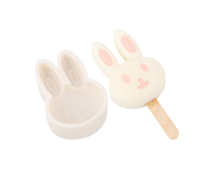 Cute Bear Ice Cream Mold Creative Silicone DIY Ice Cream Chocolate Mold Ice Grid